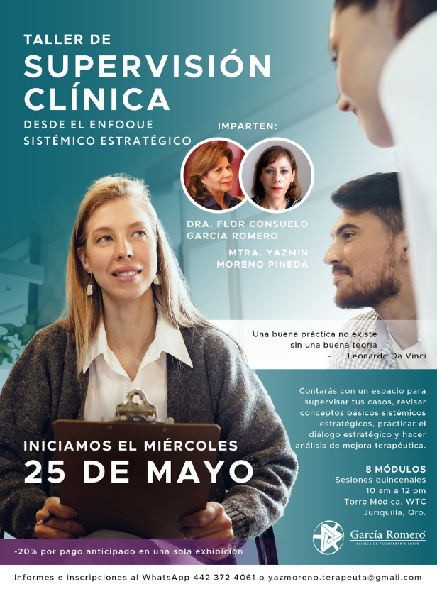 Volante Electrónico, Taller de Supervisión Clínica desde el Enfoque Sistémico Estratégico Volante Electrónico, Taller de Supervisión Clínica desde el Enfoque Sistémico Estratégico